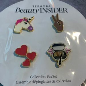 Sephora Beauty Insider 4 Pack of Pins